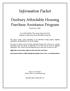 Information Packet. Duxbury Affordable Housing Purchase Assistance Program. Duxbury, MA. An Affordable Housing Opportunity