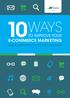 GUIDE WAYS TO IMPROVE YOUR E-COMMERCE MARKETING. Quick assessment and best practices. +44 203 640 2040 bronto.co.uk