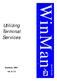 WinMan. Utilizing Terminal Services. Quick Results. Summer, 2001. ver. 6.1.3. a d v a n c e d s y s t e m s