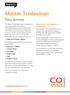 Master Tradesman. Policy Summary. coveainsurance.co.uk. Registration and Regulatory Information