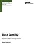 Audit Summary Report. March 2007. Data Quality. Croydon London Borough Council