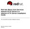 Red Hat JBoss Core Services Apache HTTP Server 2.4 Apache HTTP Server Installation Guide