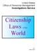 United States Office of Personnel Management Investigations Service. Citizenship Laws of the World