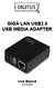 GIGA LAN USB2.0 USB MEDIA ADAPTER