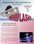 Any rapid head movement can cause a Whiplash. ALTERNATIVE CARE CHIROPRACTIC Reston, Virginia