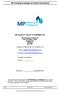 MP Plumbing & Heating Ltd Quality Policy Manual THE QUALITY POLICY STATEMENT OF: