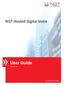 NGT Hosted Digital Voice. User Guide