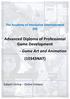 Advanced Diploma of Professional Game Development - Game Art and Animation (10343NAT)
