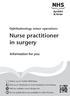 Nurse practitioner in surgery