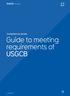 Compliance series Guide to meeting requirements of USGCB