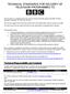 TECHNICAL STANDARDS FOR DELIVERY OF TELEVISION PROGRAMMES TO