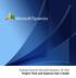 Business Portal for Microsoft Dynamics GP 2010. Project Time and Expense User s Guide