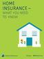 Home Insurance - A Guide to Understanding Your Policy