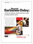 Sarbanes-Oxley: Beyond. Using compliance requirements to boost business performance. An RIS White Paper Sponsored by: