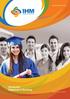 www.ihm.edu.au Graduate Diploma in Nursing CRICOS Code: 03407G