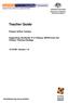 Teacher Guide. Fitness Online Toolbox. Supporting Certificate IV in Fitness, SRF04 from the Fitness Training Package. 12/10/05: Version 1.