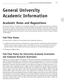 General University Academic Information