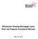 Minnesota Housing Mortgage Loans Start Up Program Procedural Manual