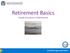 Retirement Basics. Health Insurance in Retirement. portlandoregon.gov/retiree