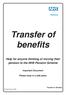 Transfer of benefits