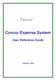 Concur Expense System. User Reference Guide