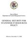 State of Illinois Department of Central Management Services GENERAL SECURITY FOR STATEWIDE IT RESOURCES POLICY