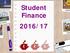 Student Finance 2016/17