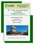51st AAHE Annual Meeting & Trade Show Exhibitor Prospectus