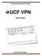 University of Central Florida UCF VPN User Guide UCF Service Desk