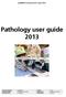 Pathology user guide 2013