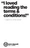 I loved reading the terms & conditions! said no one, ever. term deposit terms + conditions