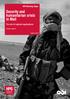 HPG. Security and humanitarian crisis in Mali. HPG Working Paper. The role of regional organisations. Simone Haysom. March 2014