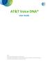 AT&T Voice DNA User Guide