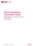 Risk & Compliance Committee Charter. HCF Life Insurance Company Pty Ltd (ACN 001 831 250) (the Company )