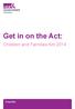 Get in on the Act: Children and Families Act 2014. Corporate