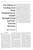 Body. Temperature. The Effects of Cooling Core. Body Temperature on Overall. Strength Gains and Post- Exercise Recovery. Adam Tenforde SPRING 2003