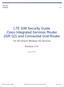 LTE SIM Security Guide Cisco Integrated Services Router (ISR G2) and Connected Grid Router