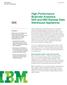 High-Performance Business Analytics: SAS and IBM Netezza Data Warehouse Appliances