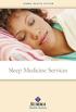 SUMMA HEALTH SYSTEM. Sleep Medicine Services