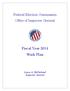 Fiscal Year 2014 Work Plan