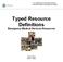 Typed Resource Definitions Emergency Medical Services Resources