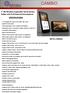 CAMBIO MTX-C8930. 7 3G Wireless Capaci0ve Touch Screen Tablet with Full Featured Smartphone SPECIFICATIONS