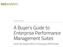 A Buyer s Guide to Enterprise Performance Management Suites