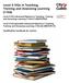 Level 3 IVQs in Teaching, Training and Assessing Learning (1106)
