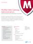 McAfee Web Gateway Administration Intel Security Education Services Administration Course Training
