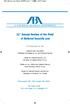 22 nd Annual Review of the Field of National Security Law