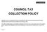 COUNCIL TAX COLLECTION POLICY