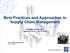 Best Practices and Approaches to Supply Chain Management