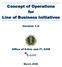 Concept of Operations for Line of Business Initiatives