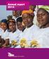 Annual report 2014. (she changes the world)